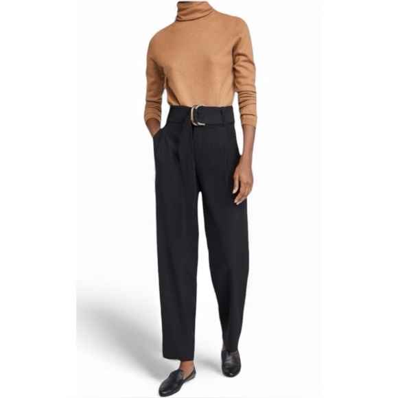 Vince | $345 Tapered Trouser Pant in Black, Size 6 - Picture 11 of 11